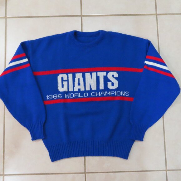 Vintage 1980’s Retro Vintage New York Giants Cliff Engle Sweater Size Small - Picture 2 of 6